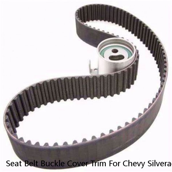 Seat Belt Buckle Cover Trim For Chevy Silverado GMC Sierra 2014-18 Carbon Fiber