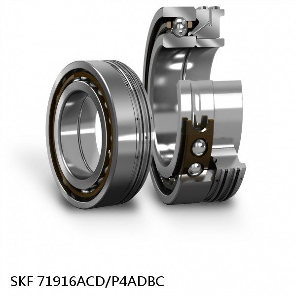 71916ACD/P4ADBC SKF Super Precision,Super Precision Bearings,Super Precision Angular Contact,71900 Series,25 Degree Contact Angle