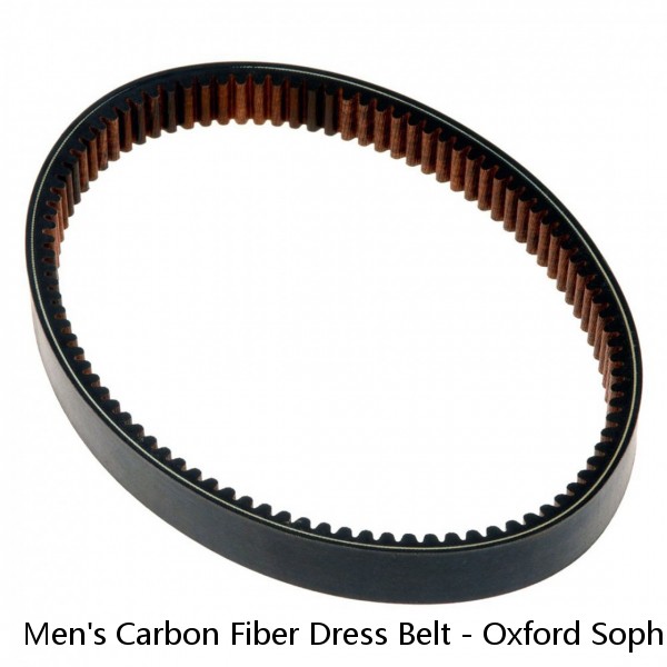 Men's Carbon Fiber Dress Belt - Oxford Sophisticated Style - Auto Ratchet Buckle #1 small image