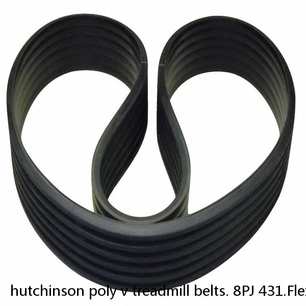 hutchinson poly v treadmill belts. 8PJ 431.Flexonic.lot of 2 #1 small image