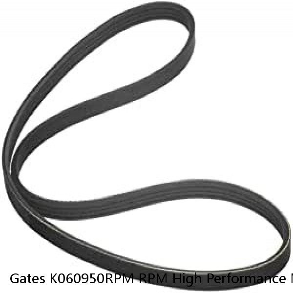 Gates K060950RPM RPM High Performance Micro-V Serpentine Drive Belt #1 image