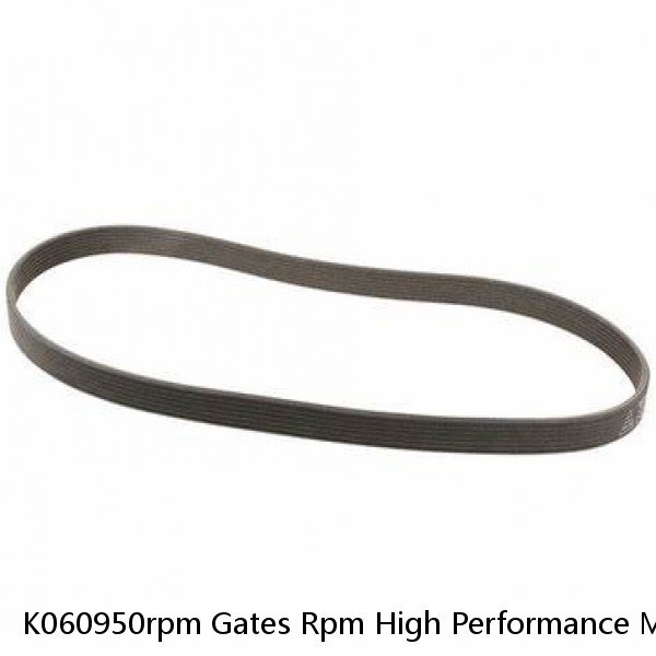 K060950rpm Gates Rpm High Performance Micro V Serpentine Drive Belt #1 image