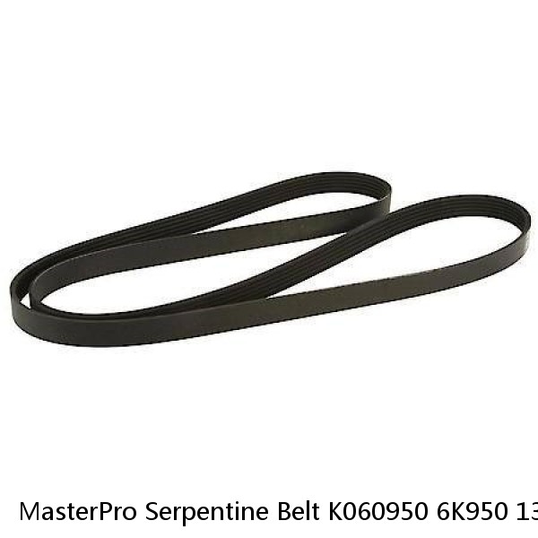 MasterPro Serpentine Belt K060950 6K950 13/16”x 95 5/8” OC (20 mm X 2429mm) #1 image
