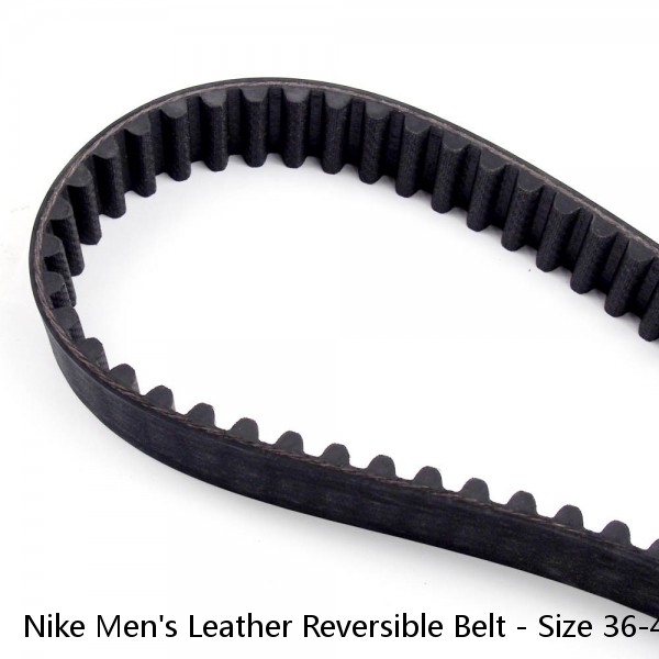 Nike Men's Leather Reversible Belt - Size 36-40 Black/Brown/White/Carbon Fiber  #1 image