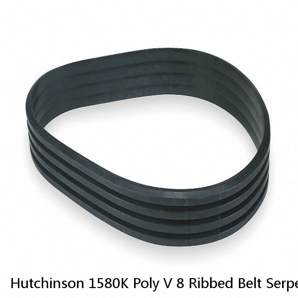 Hutchinson 1580K Poly V 8 Ribbed Belt Serpentine #107BTK #1 image